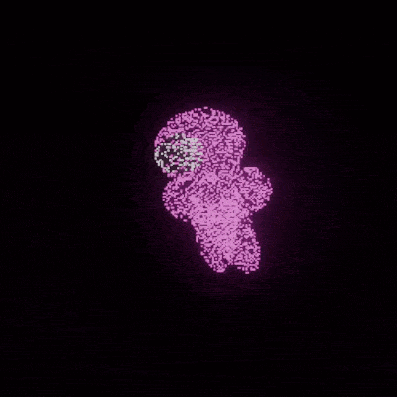 Spinning 3d model
